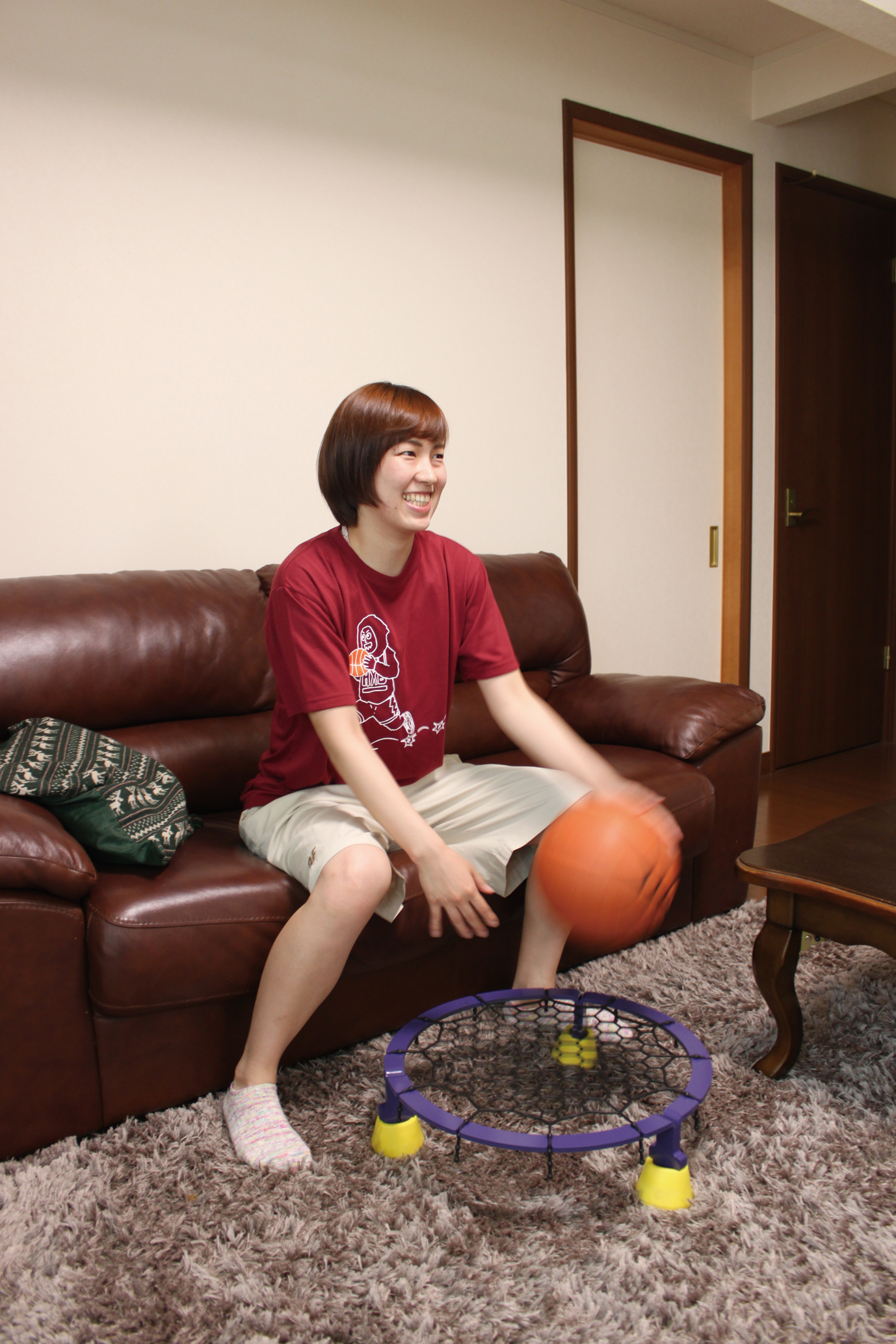 エアドリブルⓇでドリブルする子ども